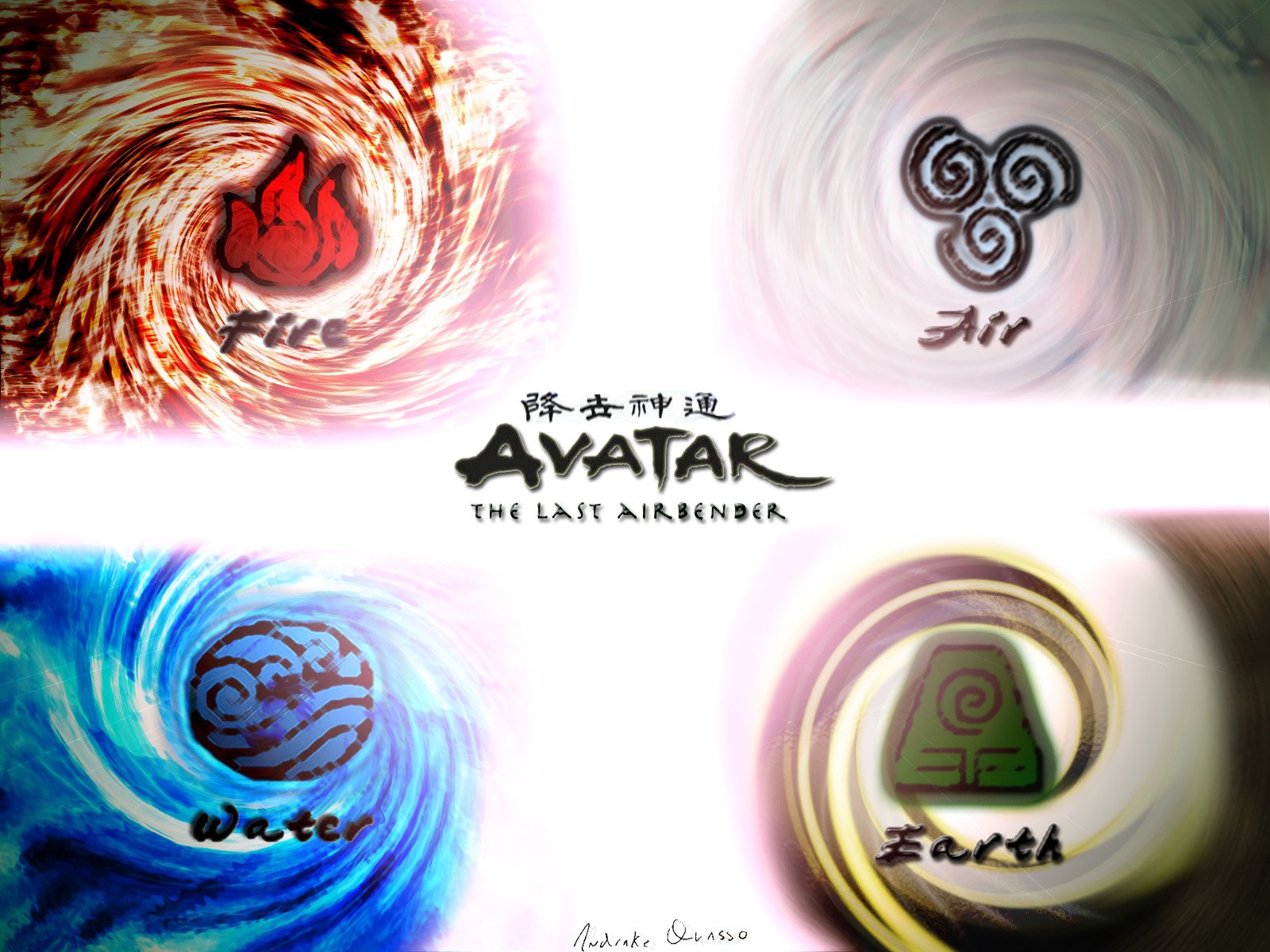 water, Fire, Earth, Avatar , The, Last, Airbender, Air Wallpapers HD
