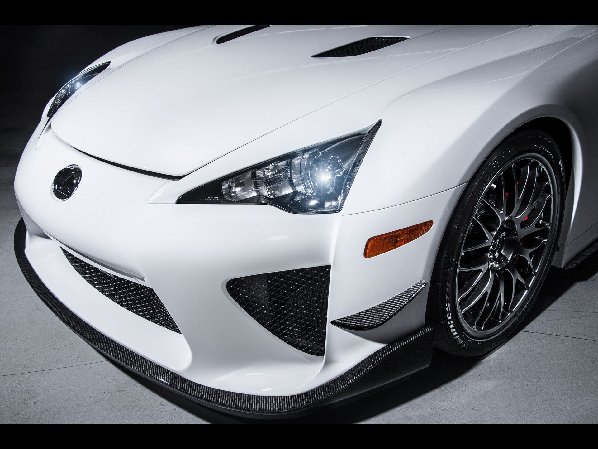 white, Front, Lexus, Lfa Wallpaper
