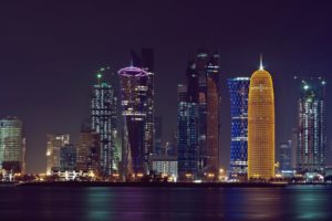 doha, Persian, Gulf, Qatar, Buildings, Skyscrapers