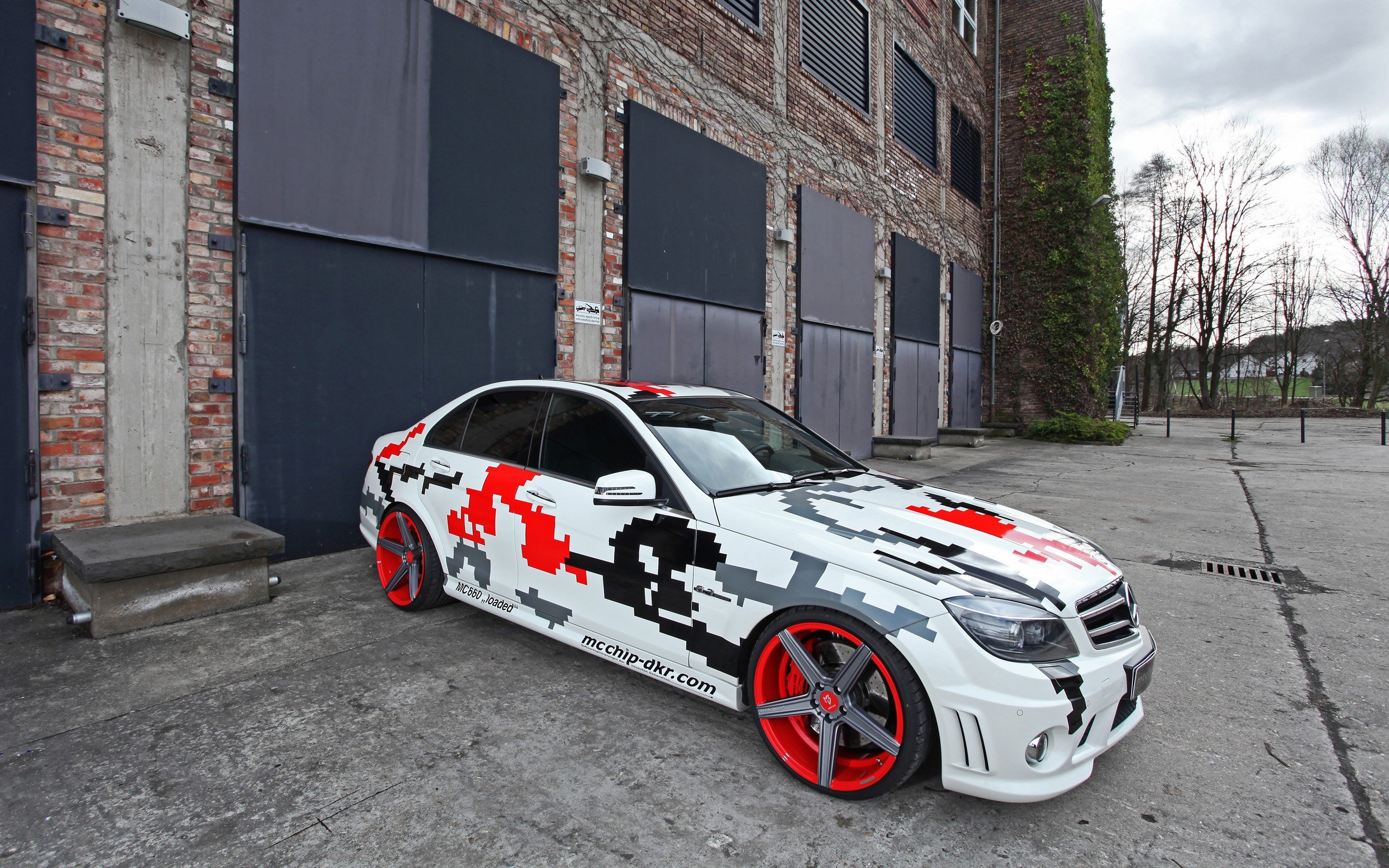 cars, Amg, Static, C, 63, Mercedes, Benz, Mcchip, Dkr Wallpaper