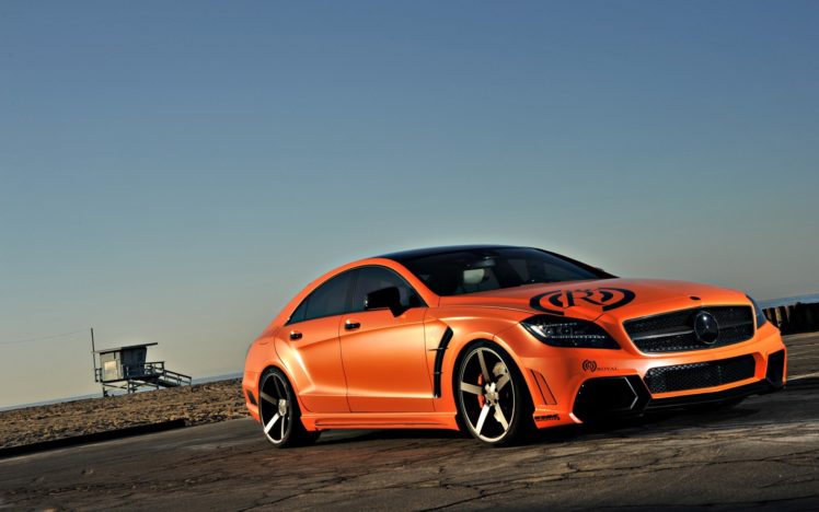 tuning, Mercedes benz, Orange, Cars HD Wallpaper Desktop Background
