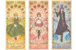 i b, Ib anime, Mary, Garry, Collage, Poster