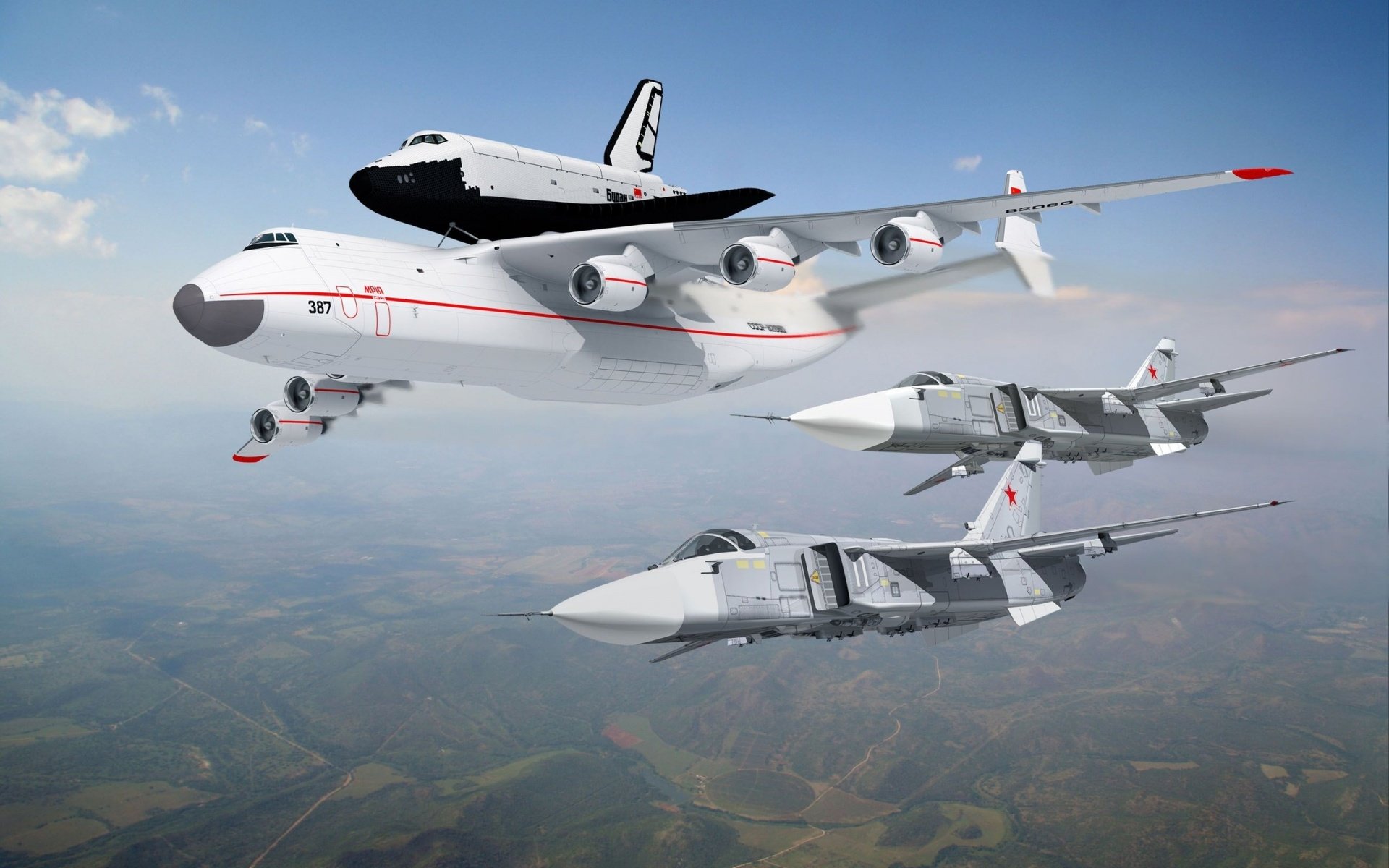 russian, Space, Cccp, Urrs, Soviet, Buran, Space, Shuttle, Antonov, Mirya, Sukhoi Wallpaper