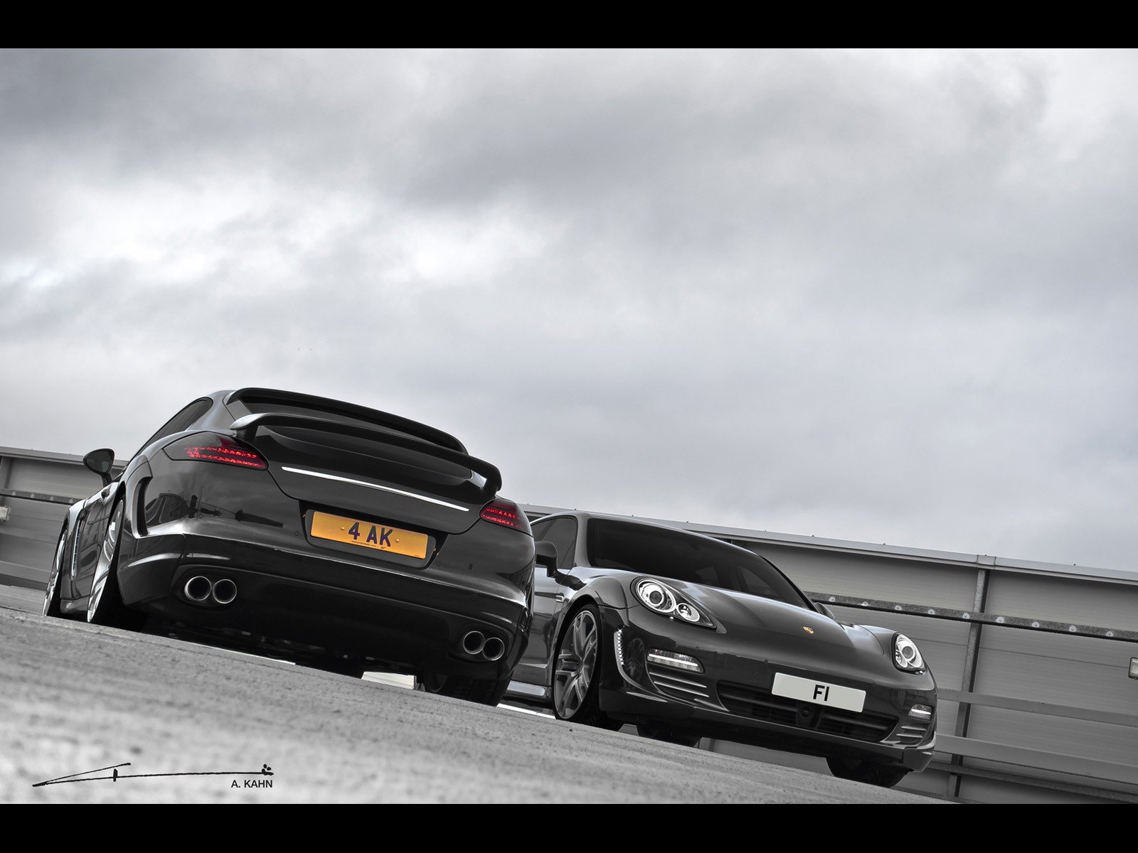 black, Design, Grey, Track, Wheels, Porsche, Panamera Wallpaper