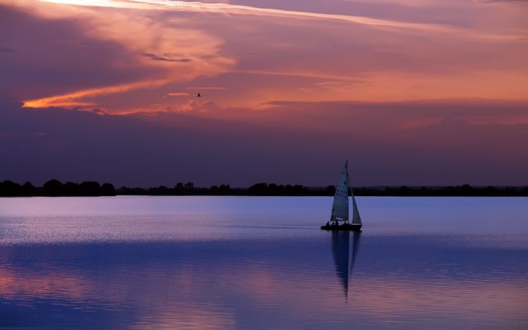 water, Boats, Skyscapes HD Wallpaper Desktop Background