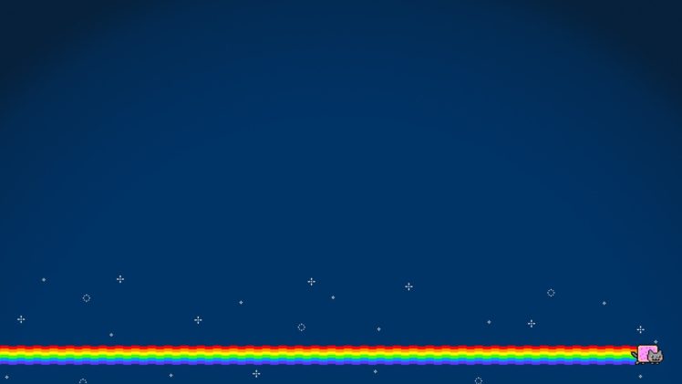 outer, Space, Cats, Rainbows, Nyan, Cat, Pop tarts HD Wallpaper Desktop Background