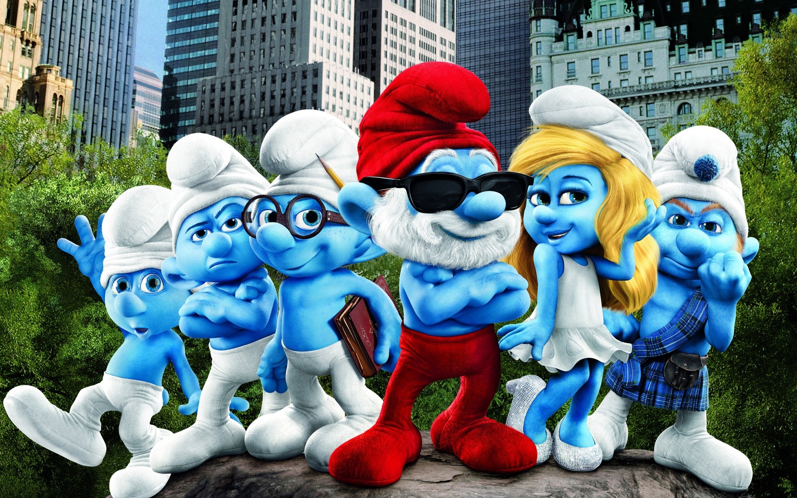 smurfs, Movie Wallpaper