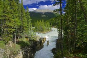 canada, Falls, Alberta, Sunlight, National, Park