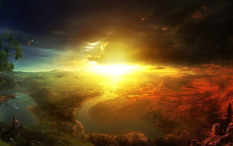 landscapes, Sun, Skyscapes HD Wallpaper Desktop Background