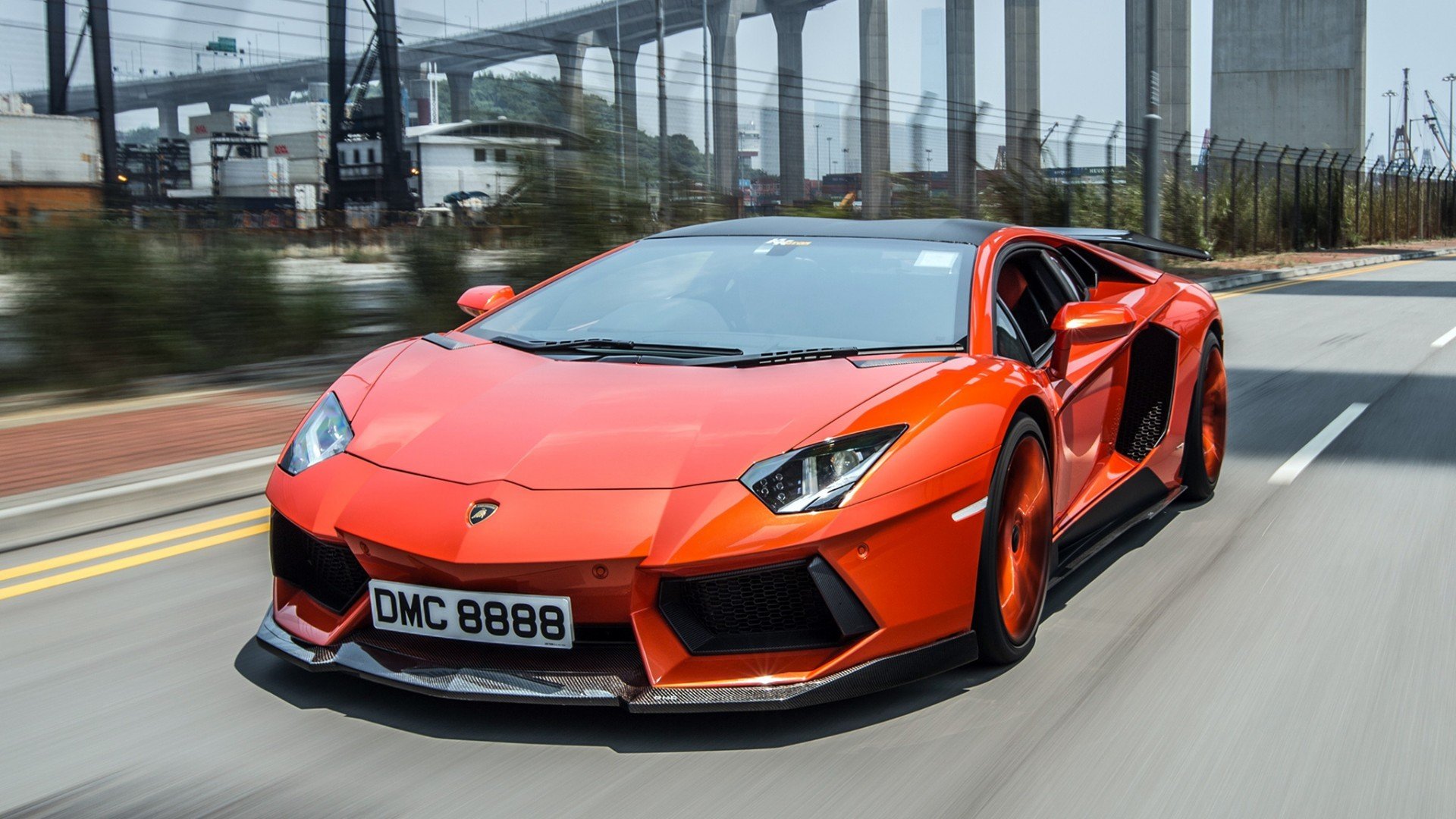 Orange Lamborghini Aventador Wallpapers Hd Desktop And Mobile Backgrounds