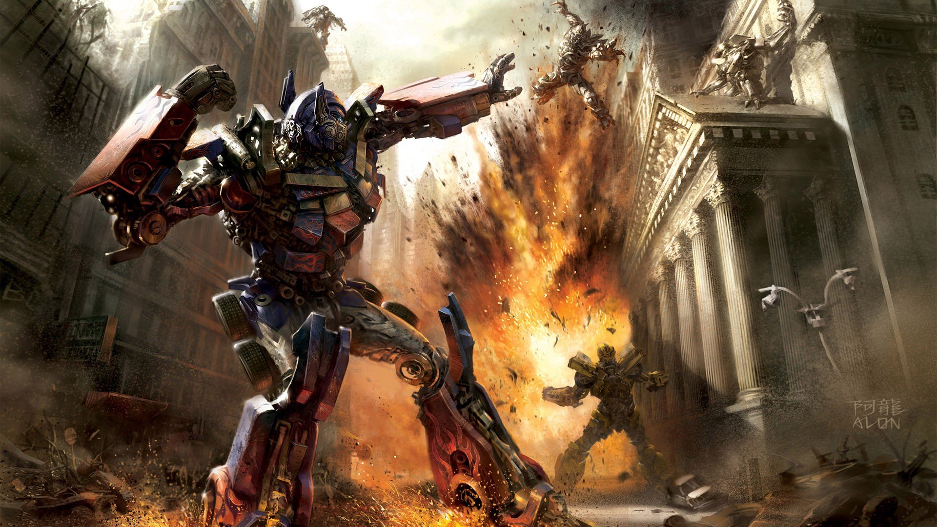 optimus, Prime, Transformers Wallpaper