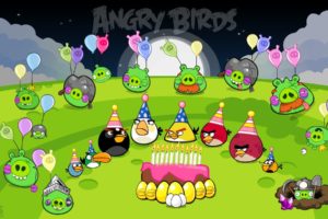night, Party, Pigs, Angry, Birds