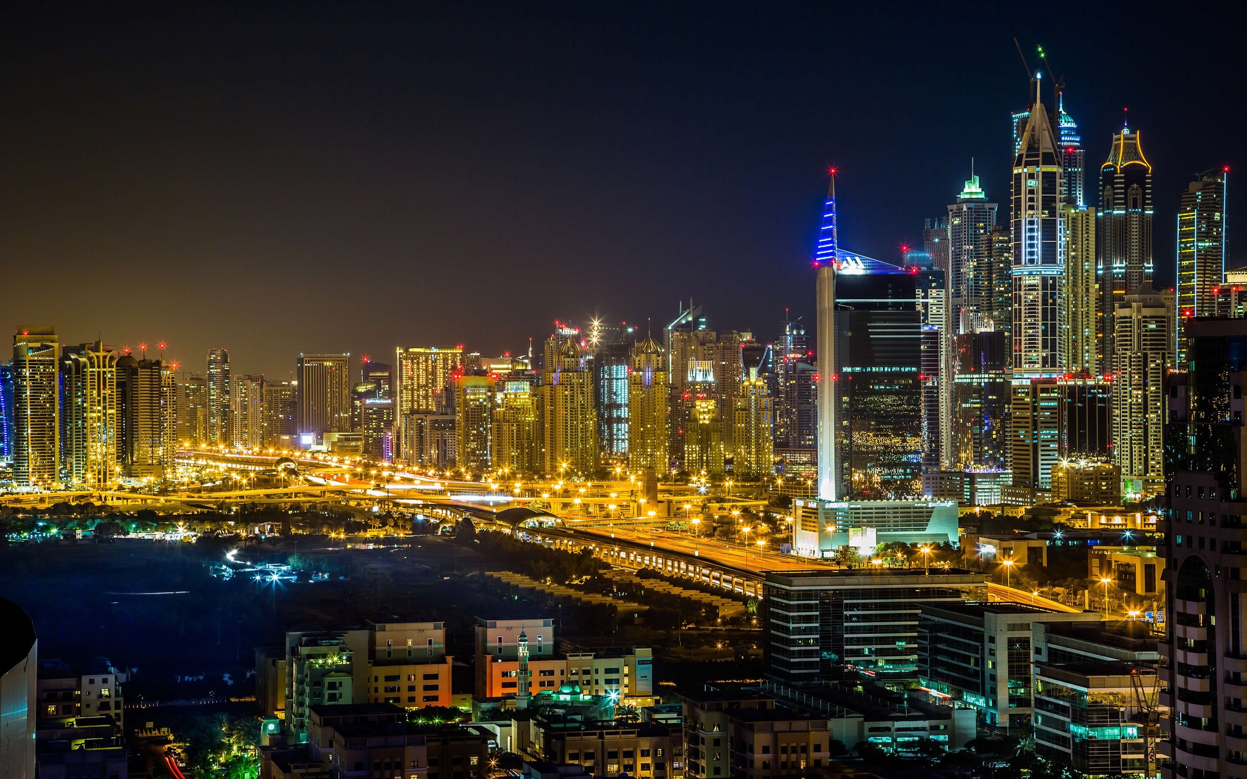 dubai, Skyscrapers Wallpaper