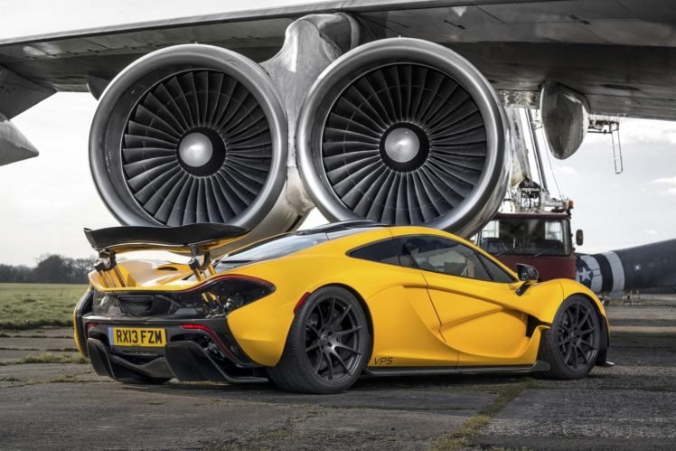 engine, Airplane, Mclaren, P1, Yellow, Supercar HD Wallpaper Desktop Background