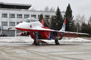 paralympic, Torch, Relay, And, Demo, Flights, In, Kubinka, Russian, Jet, Fighter, Mig 29ub, Swifts, Aerobatics, Team