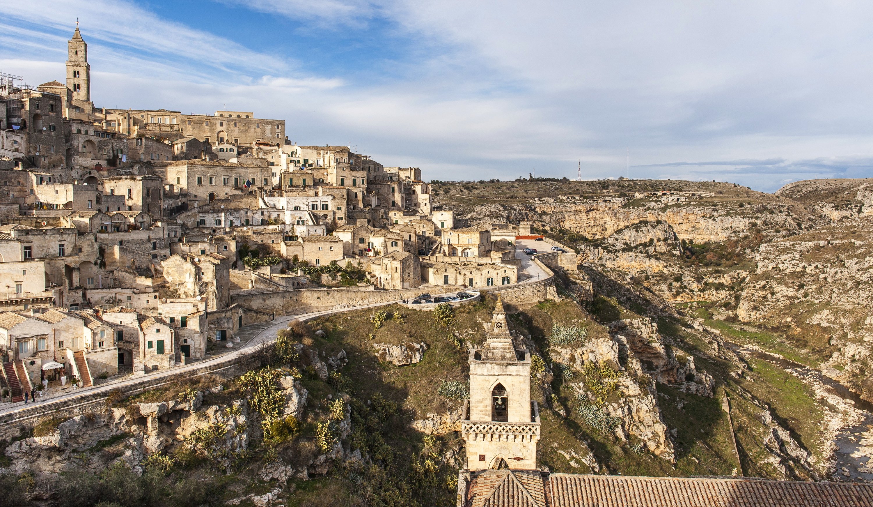 landscape, Italy, Houses, Matera, Cities Wallpaper