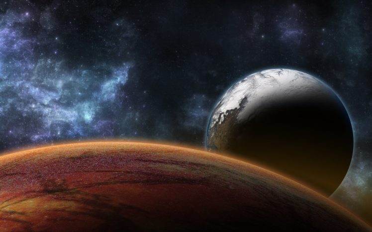 surface, Planet, Stars, Space HD Wallpaper Desktop Background