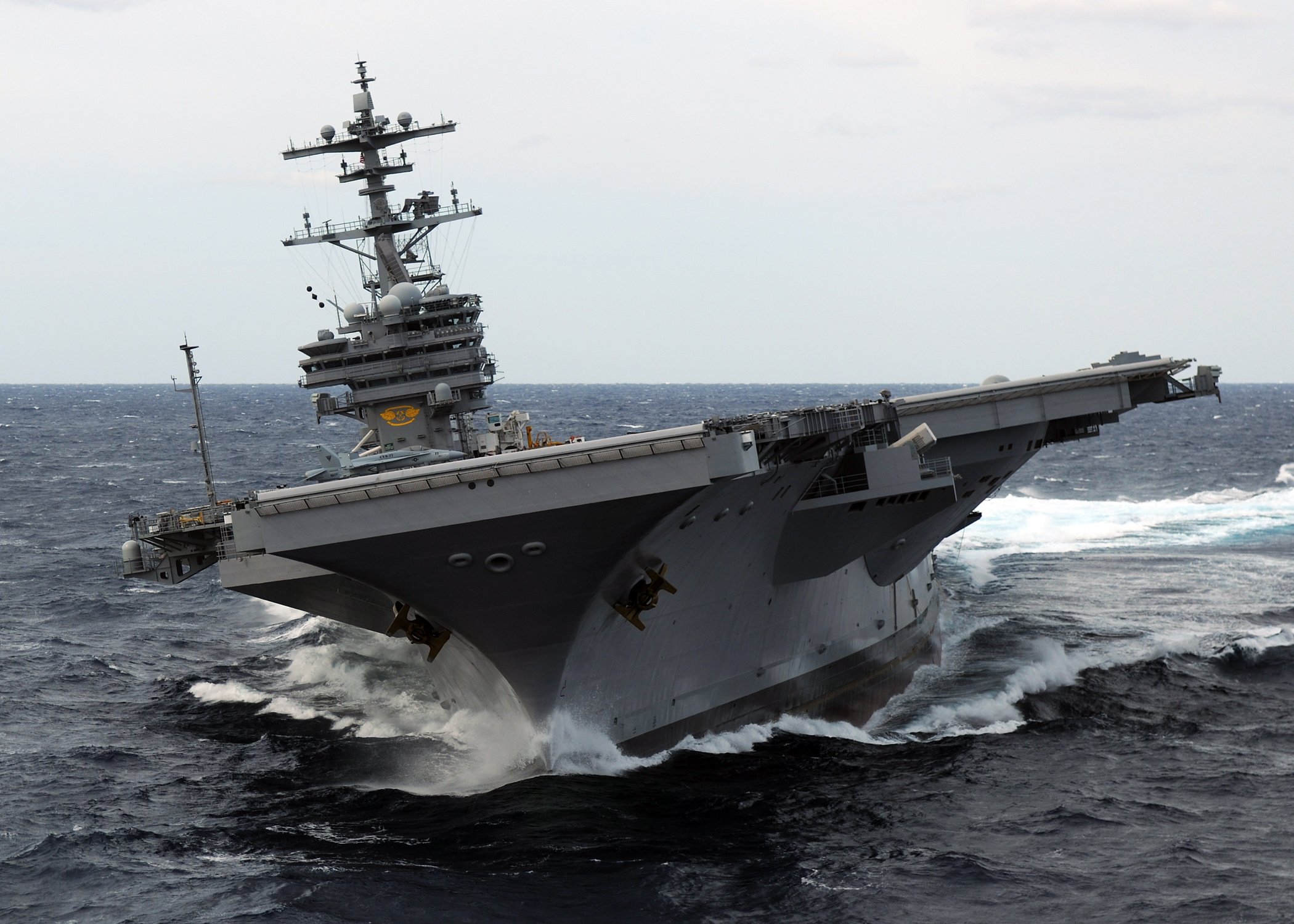 uss, Cvn 77, Military, Navy, Usa, Aircraft, Carrier, Ship, Boat, Ocean, Sea Wallpaper