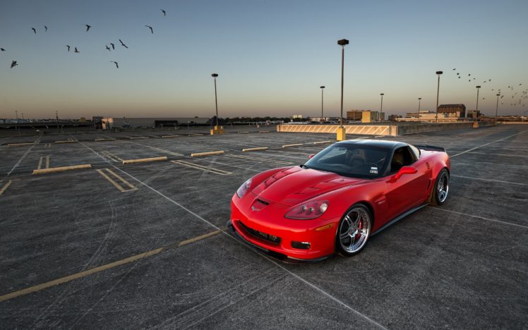 z06, Chevrolet, Corvette, Supercar, Red HD Wallpaper Desktop Background
