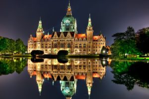 cityscapes, Germany, Towns, Skyscrapers, City, Hall, City, Skyline, Cities, Hannover