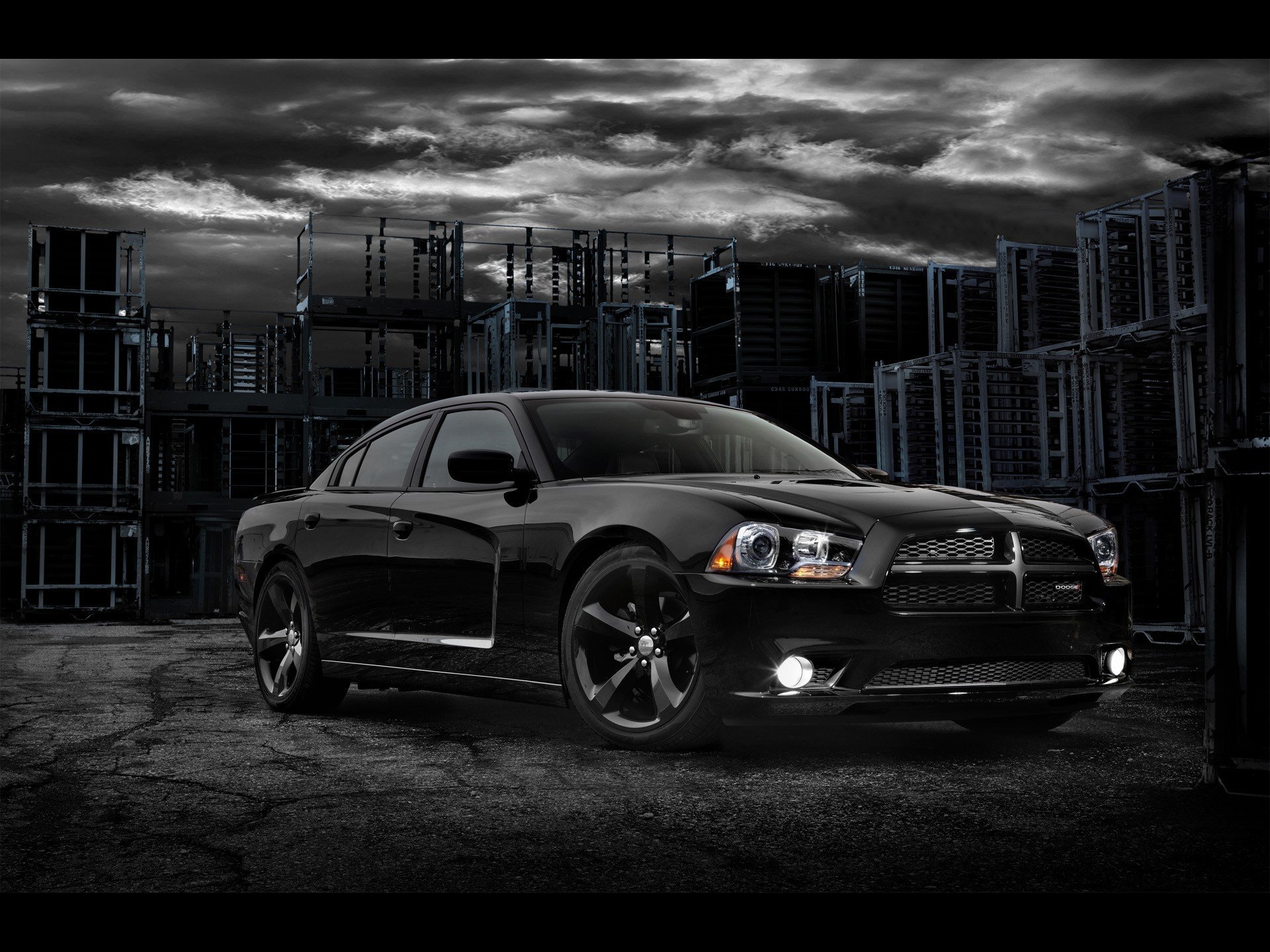 muscle, Cars, Front, Dodge, Charger Wallpaper