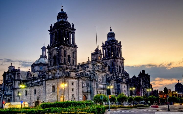 mexico, Cathedrals, Hdr, Photography HD Wallpaper Desktop Background