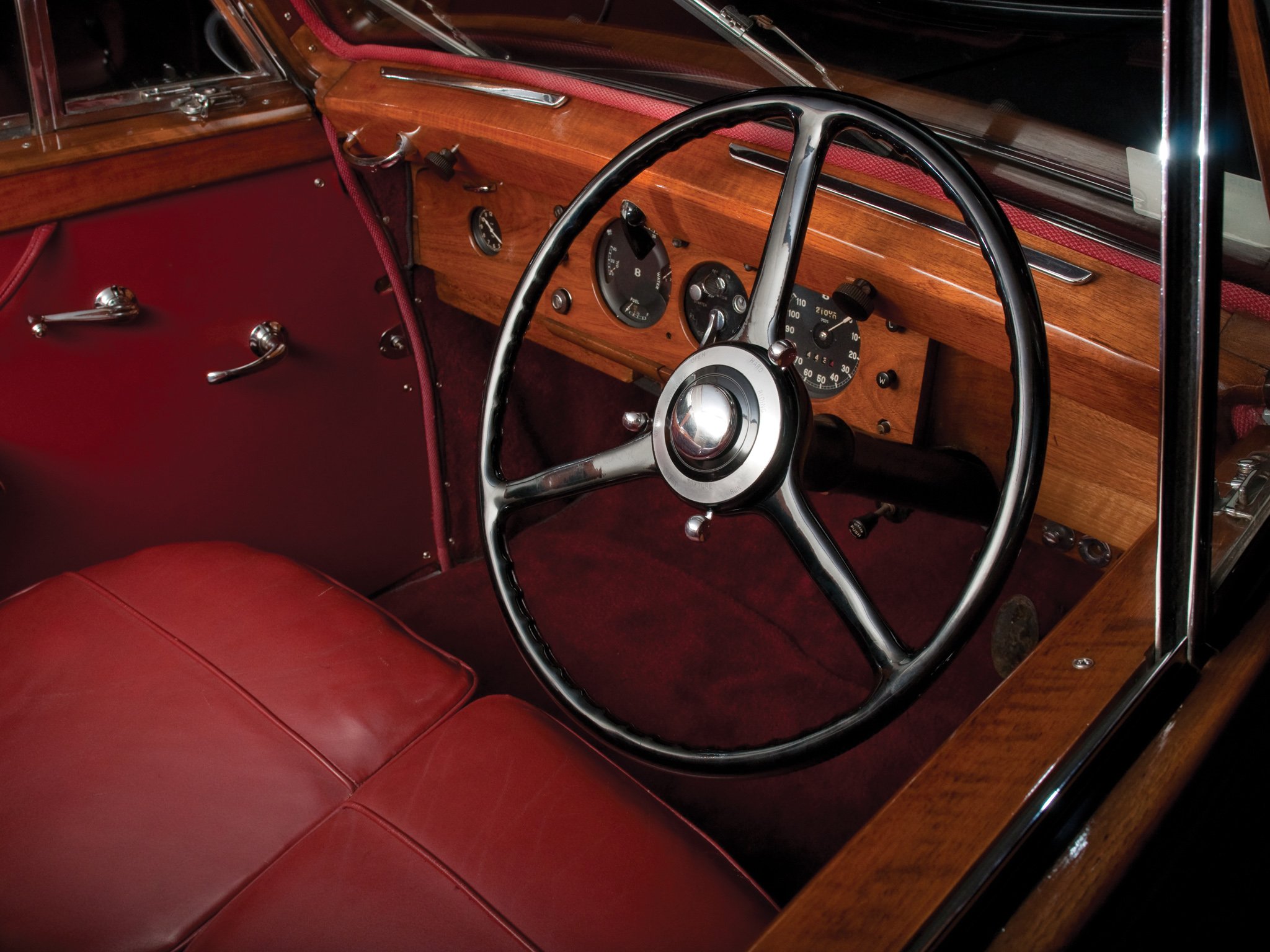 1950, Bentley, Mark vi, Countryman, Radford, Luxury, Retro, Interior Wallpaper