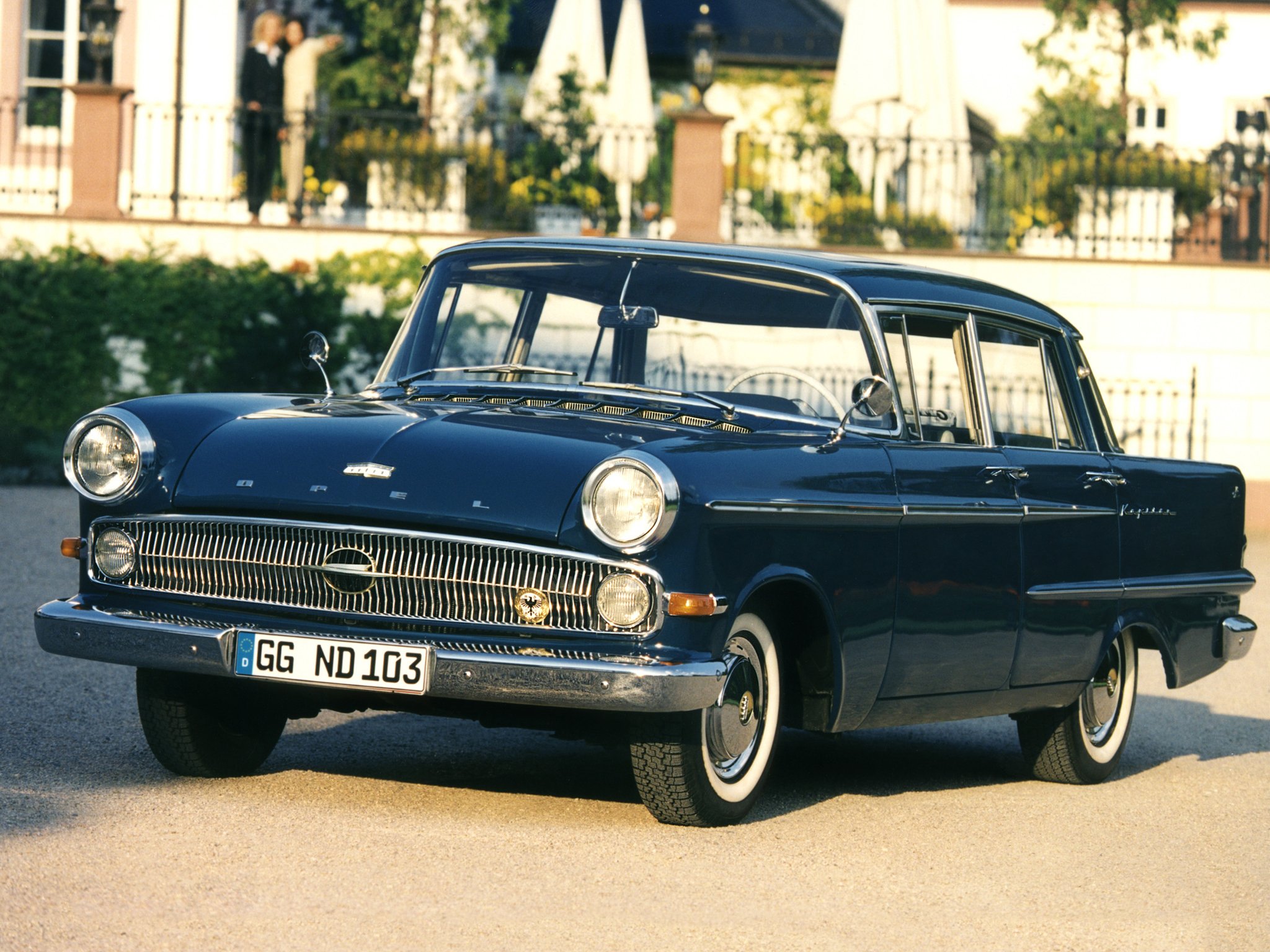1959 64, Opel, Kapitan,  p 2 , Retro, Classic, Gd Wallpaper