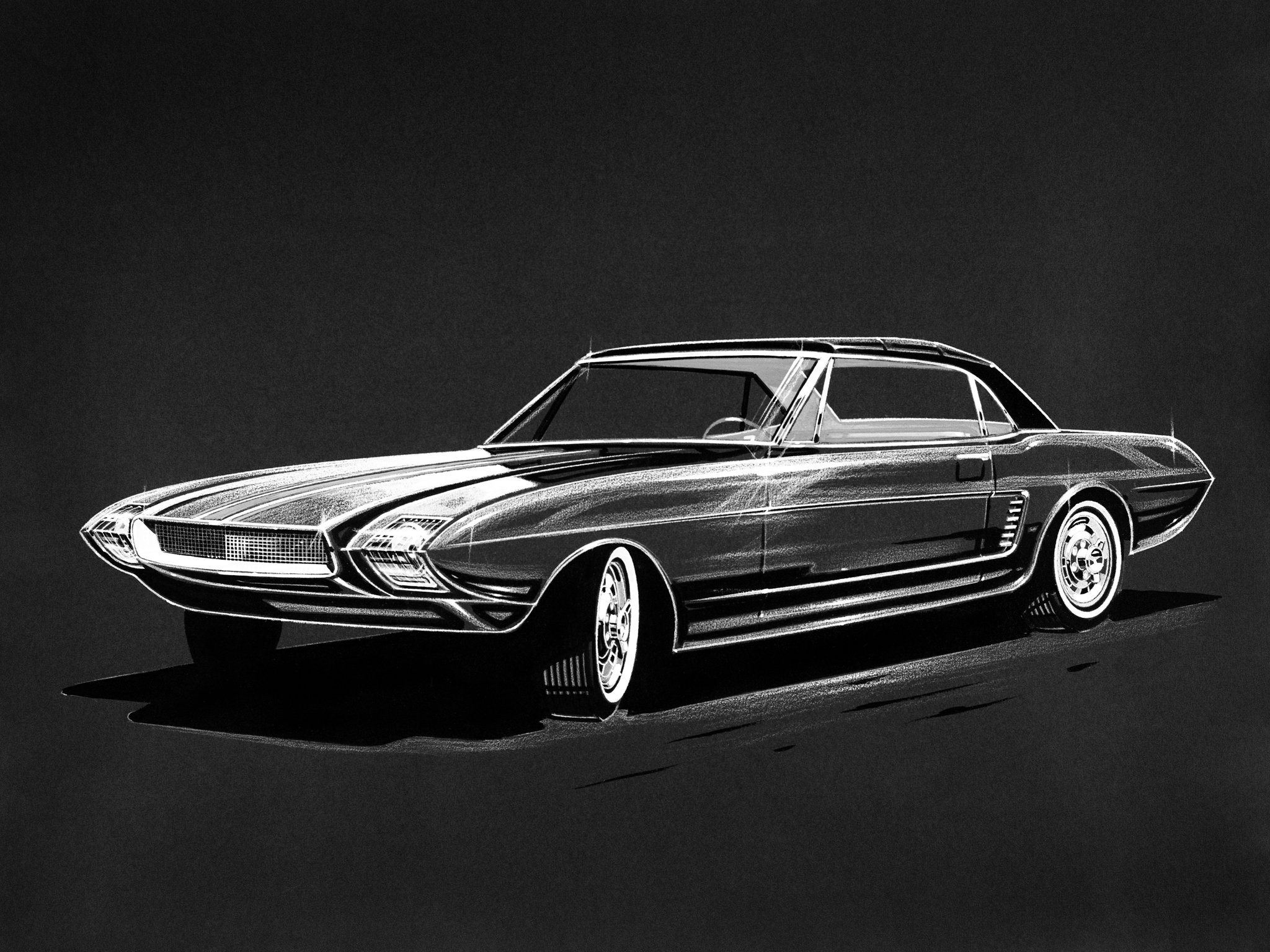 1963, Ford, Mustang, Concept, I i, Classic Wallpaper
