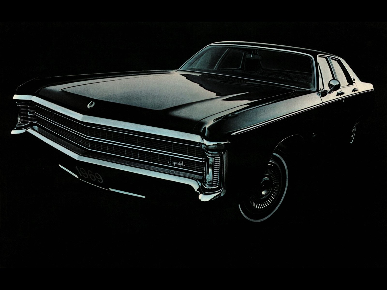 1969, Chrysler, Imperial, Lebaron, 4 door, Hardtop,  ey hym43 , Classic, Fd Wallpaper