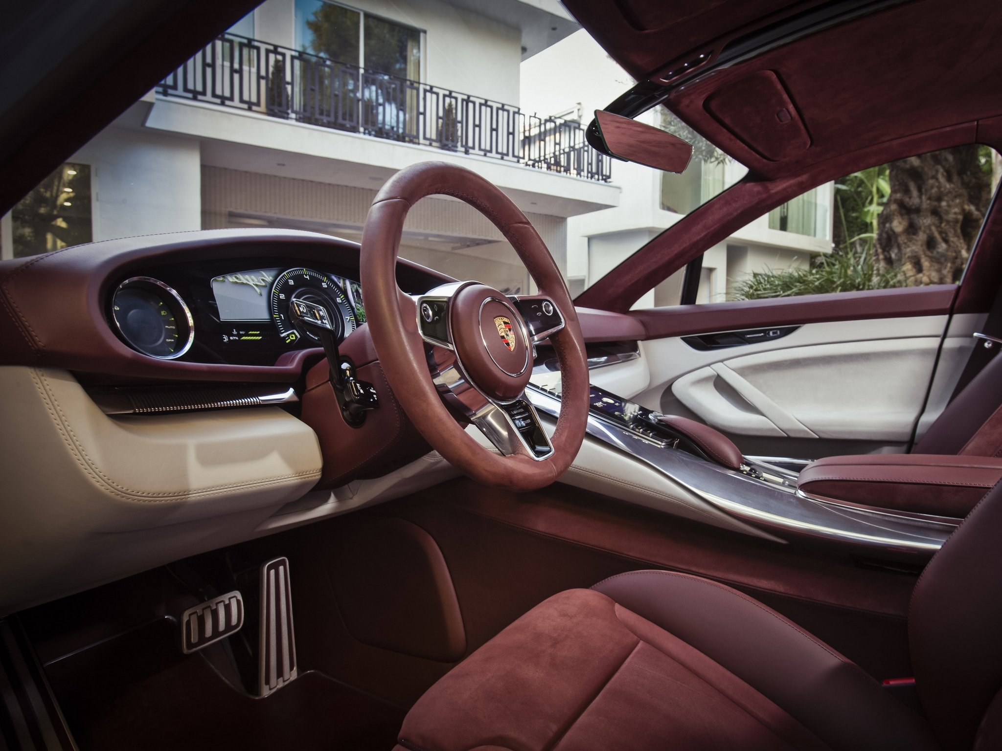 2012, Porsche, Panamera, Sport, Turismo, Concept, Interior Wallpaper