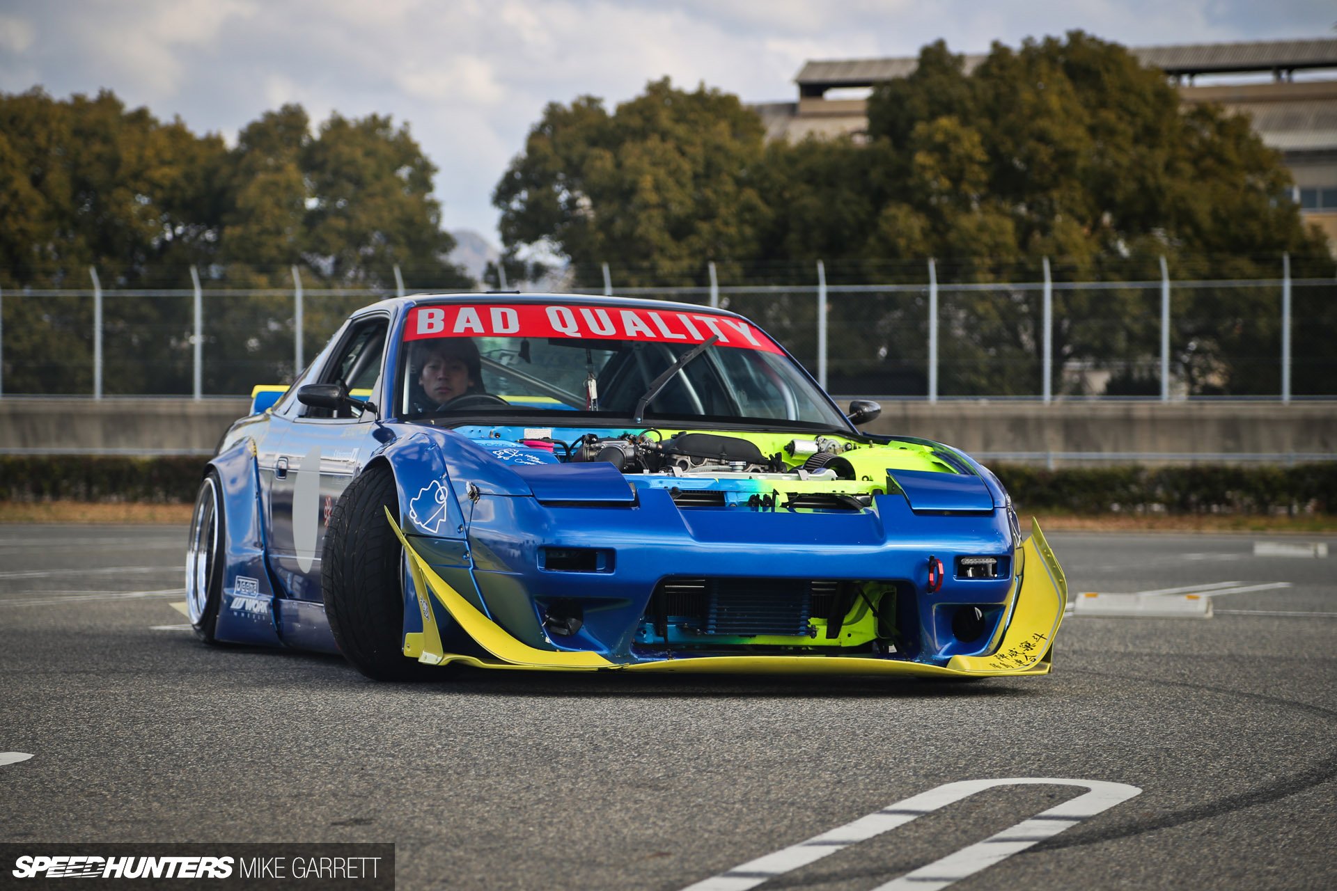 Nissan Silvia s13 Red Drifting