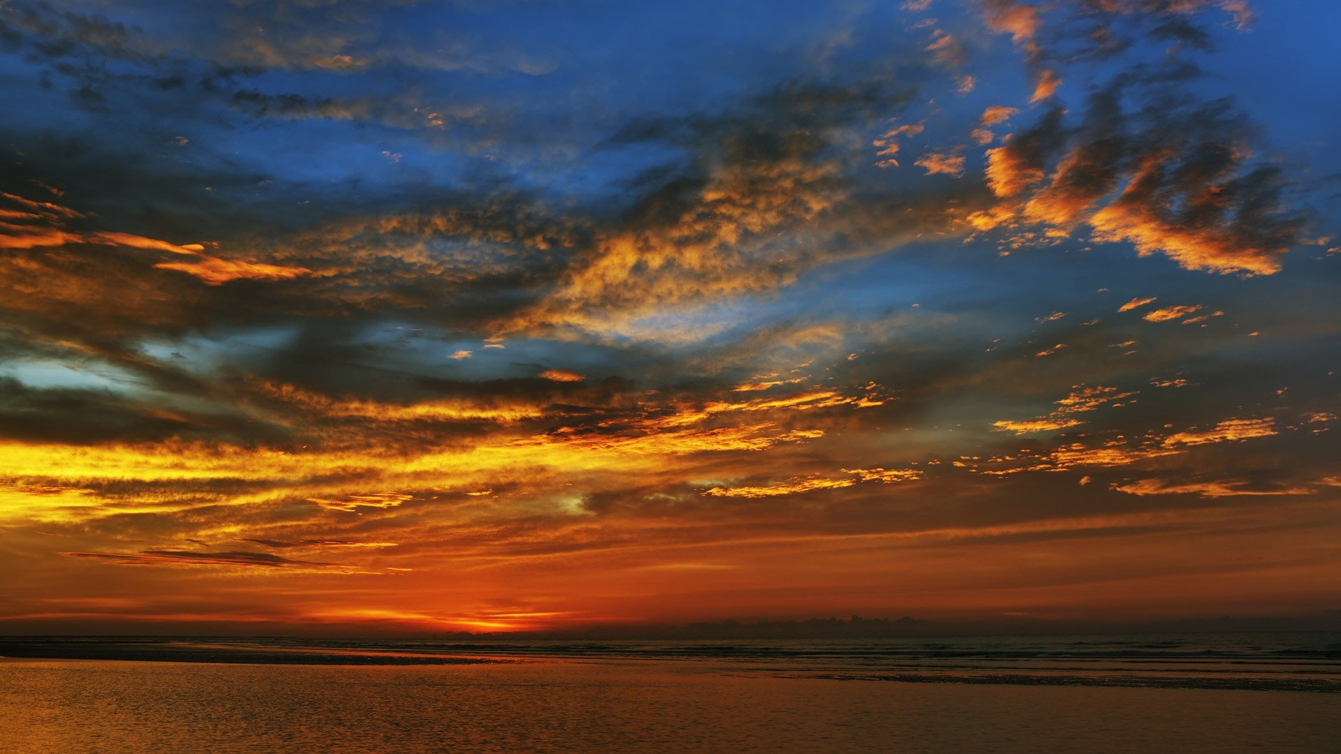sunset, Clouds, Landscapes, Darwin, Australia Wallpaper