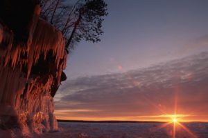 wisconsin, Ice, Cave, Lake, Superior