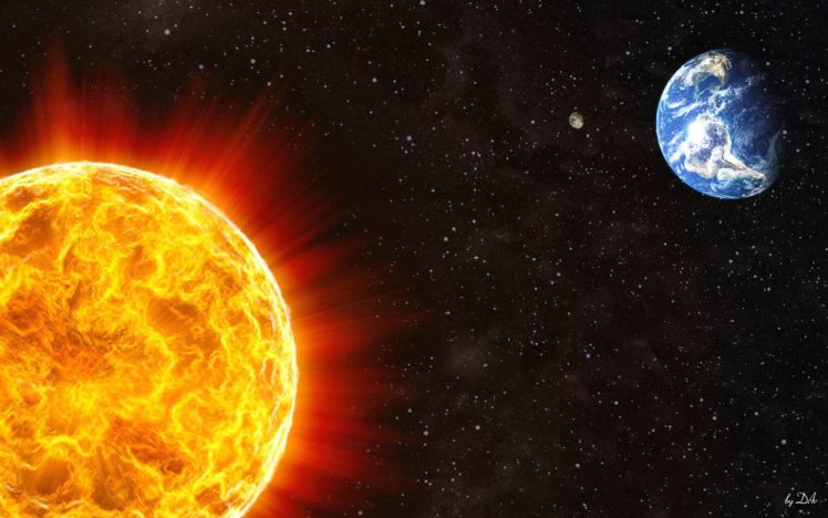 sun, Stars, Planets, Earth, Space HD Wallpaper Desktop Background