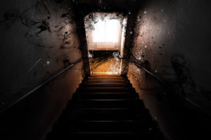 dark, Horror, Ghost, Manip, Cg, Digital, Art, Evil, Door, Stairs