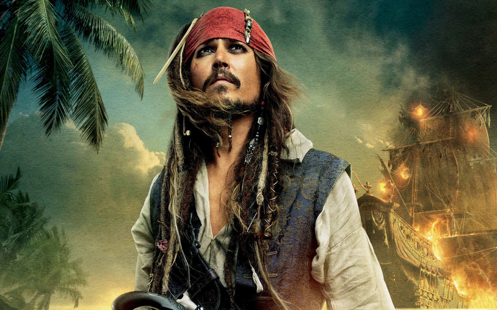 pirates, Of, The, Caribbean, Johnny, Depp, Captain, Jack, Sparrow Wallpaper