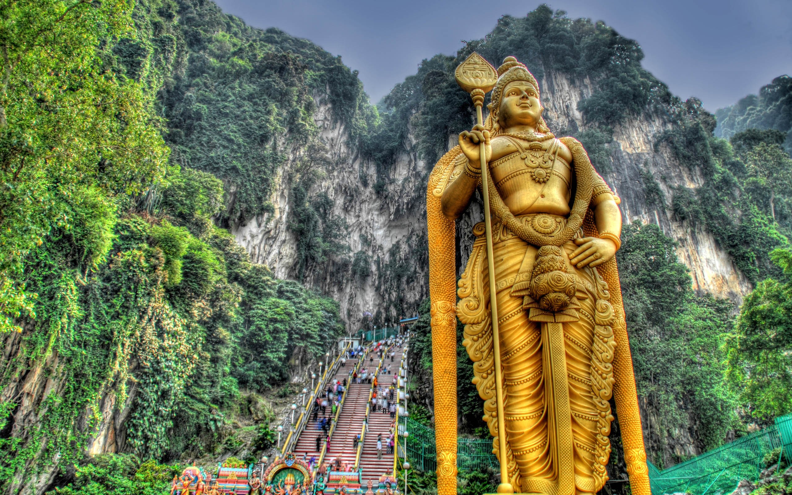 lord, Murugan, Penang, Kuala, Lumpu, Malaysia, Jungle, Statues, Hdr, Photography, 2560a Wallpaper