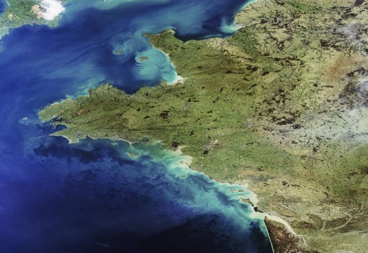 western, France, Observed, By, Envisat, Esa, Europe, Space HD Wallpaper Desktop Background