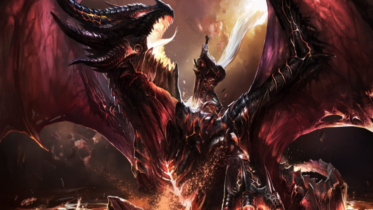 world, Of, Warcraft, Fantasy, Art, Dragons, Warriors, Battle HD Wallpaper Desktop Background