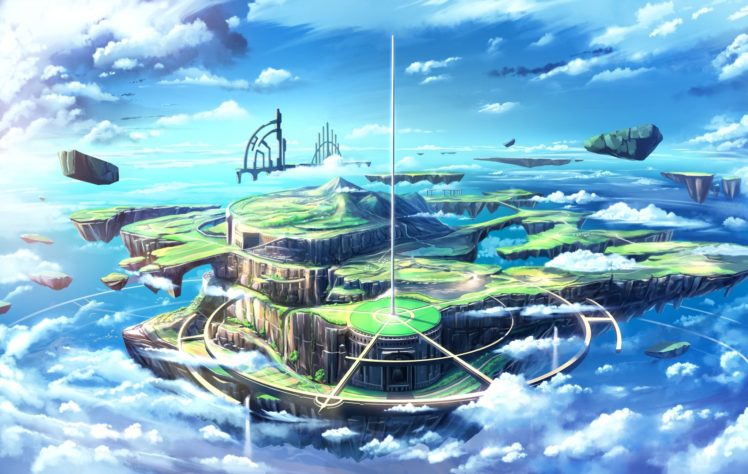 clouds, Landscape, Nobody, Original, Scenic, Sky, Water, Waterfall, Zuppon HD Wallpaper Desktop Background
