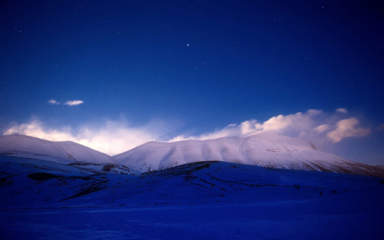 landscapes, Winter, Snow, Sky HD Wallpaper Desktop Background