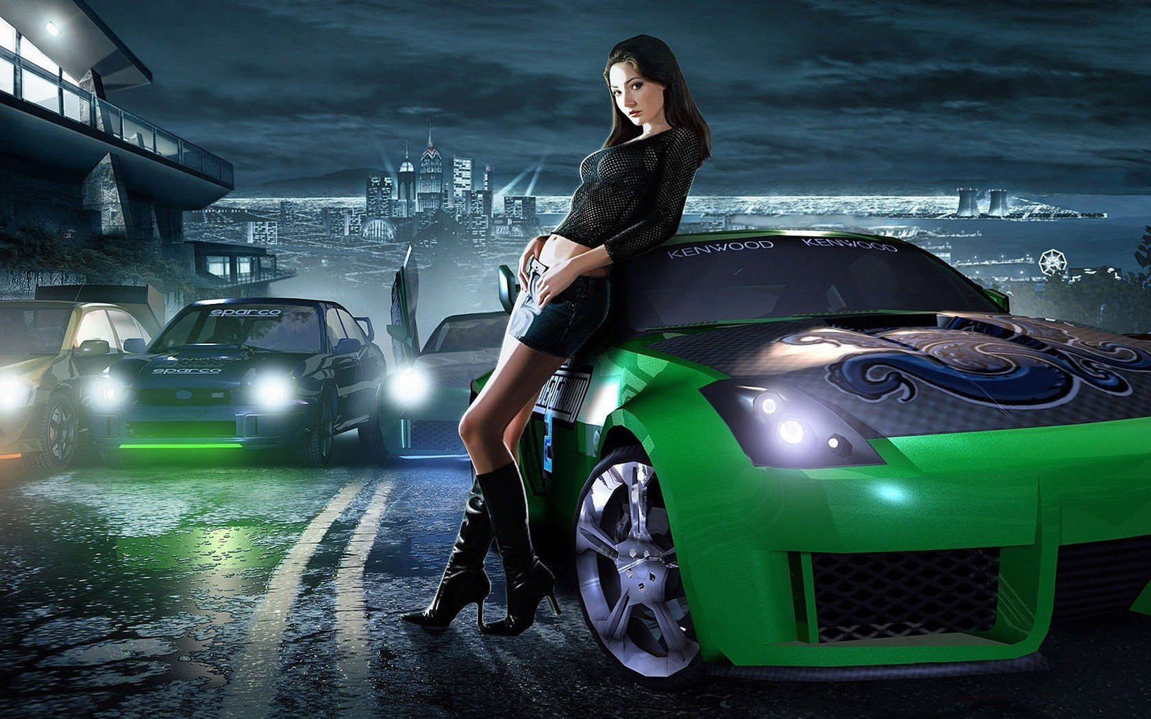 video, Games, Need, For, Speed, Nissan, 350z, Need, For, Speed, Underground, 2, Games, Pc, Games Wallpaper