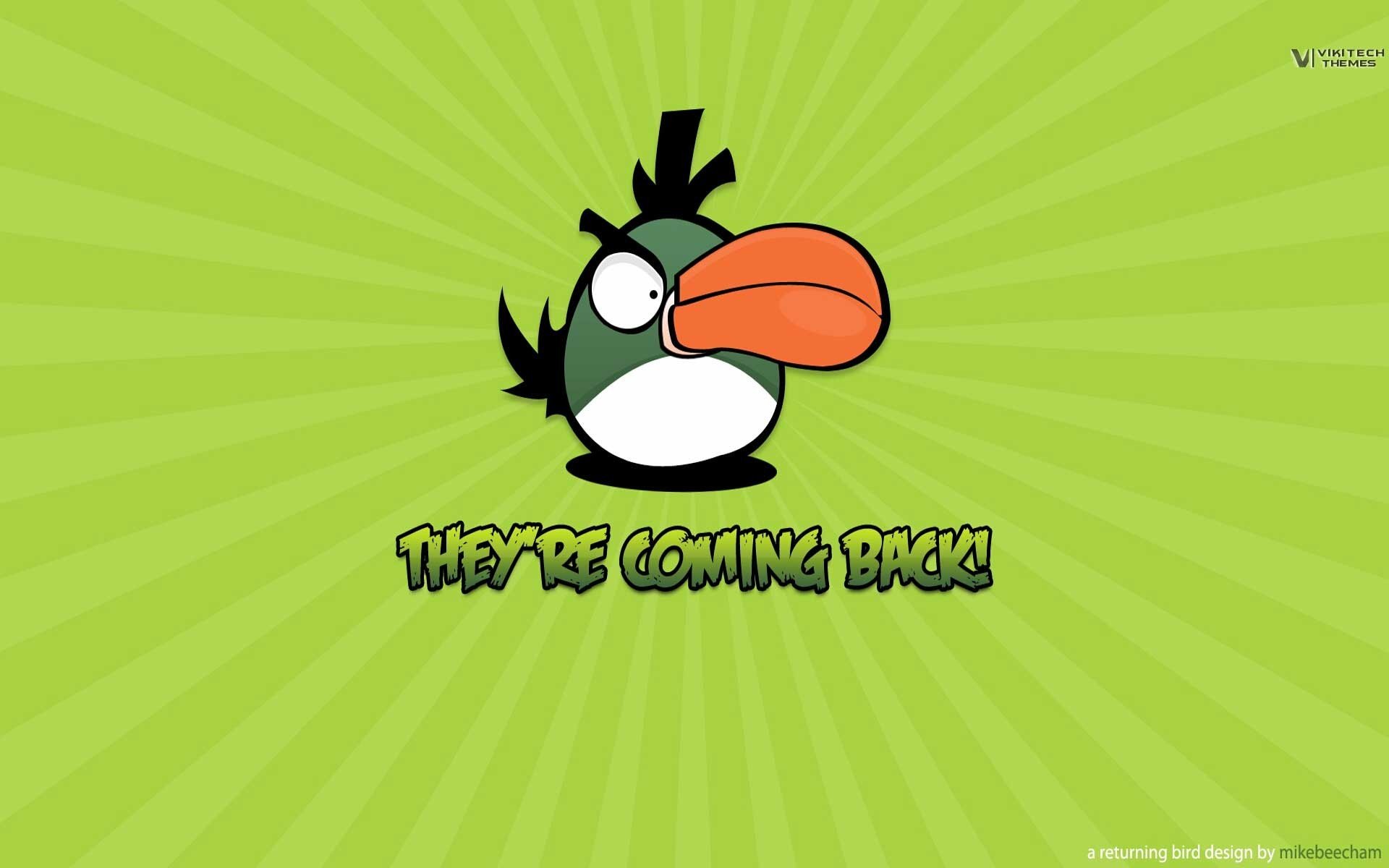 angry, Birds, Simple, Background Wallpaper
