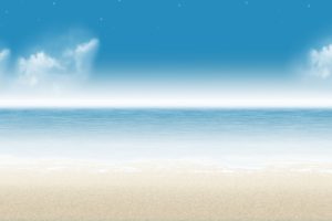 blue, Ocean, Clouds, Nature, Minimalistic, Stars, Outdoors, Serene, Skyscapes, Sea, Beaches