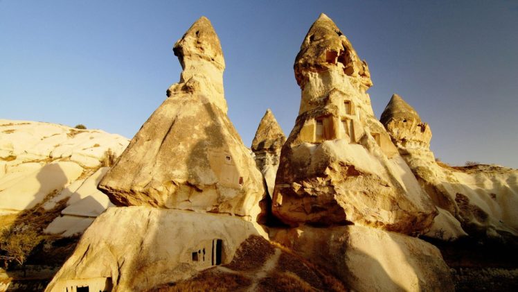 rocks, Turkey, Cappadocia HD Wallpaper Desktop Background