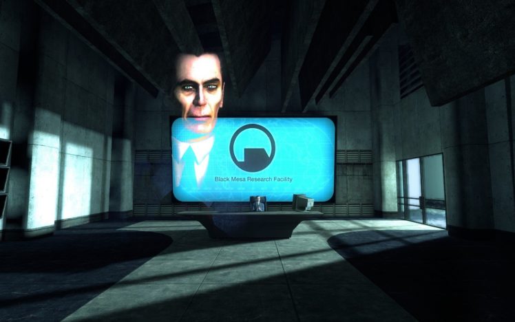 video, Games, Valve, Corporation, Half life, Gman, Black, Mesa HD Wallpaper Desktop Background