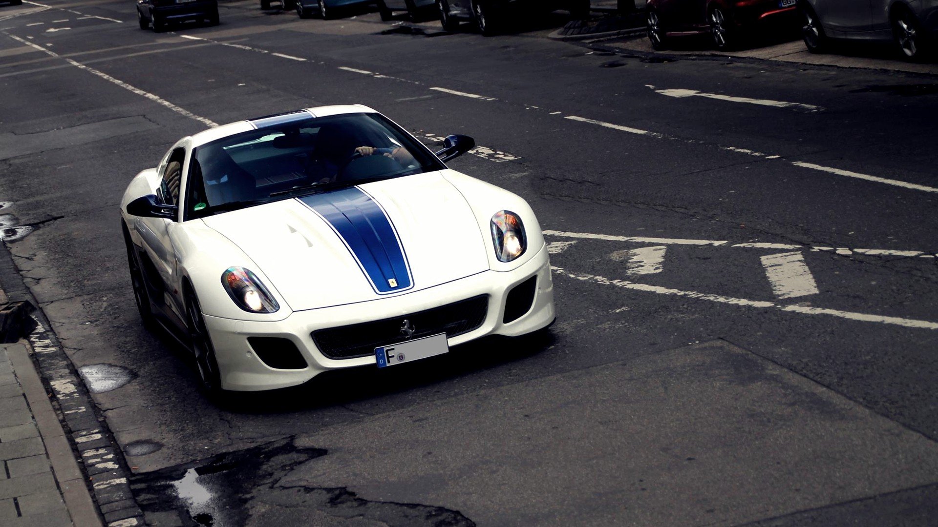 streets, Cars, Ferrari, Ferrari, 599, Gto Wallpaper