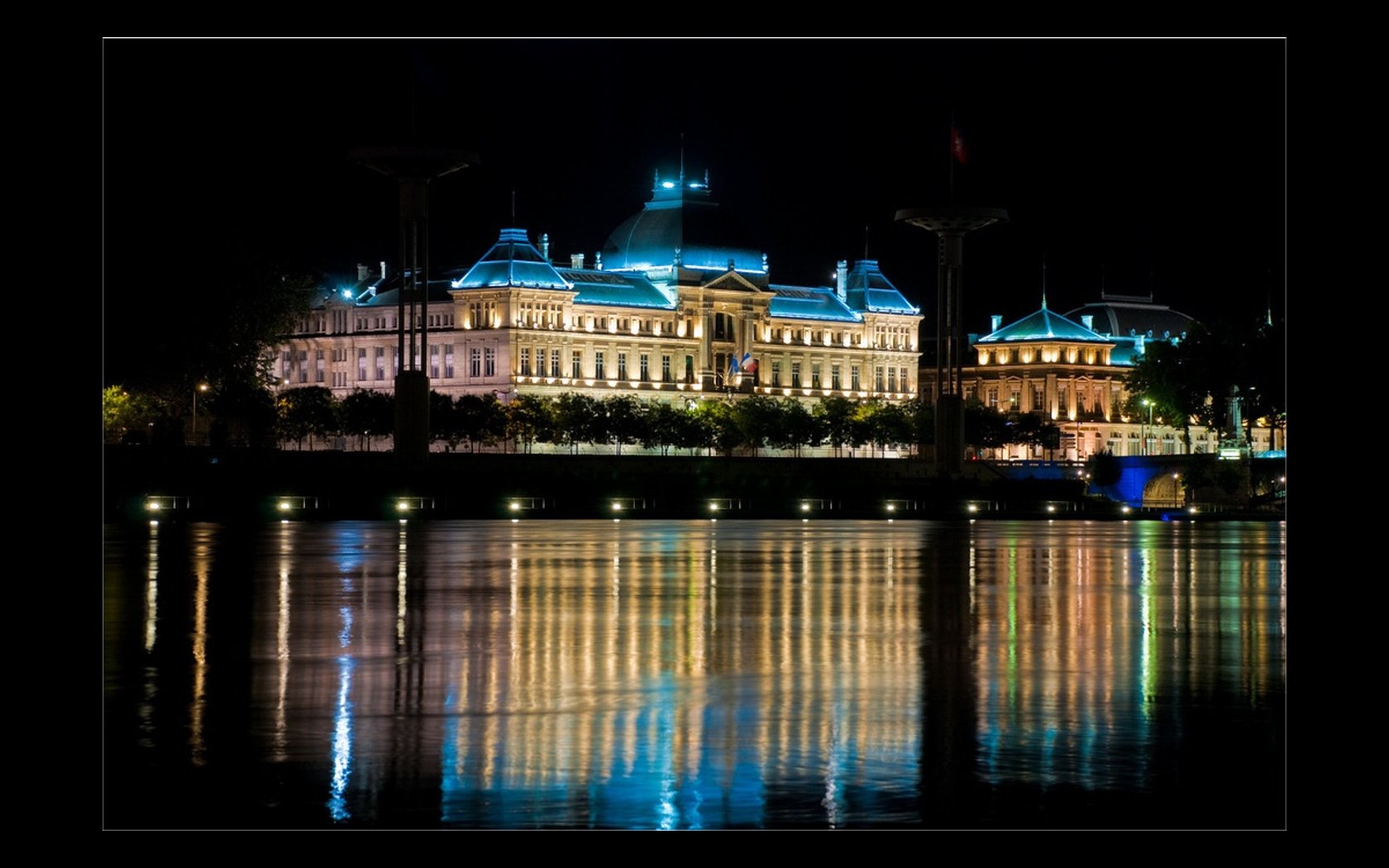 night, Architecture Wallpaper