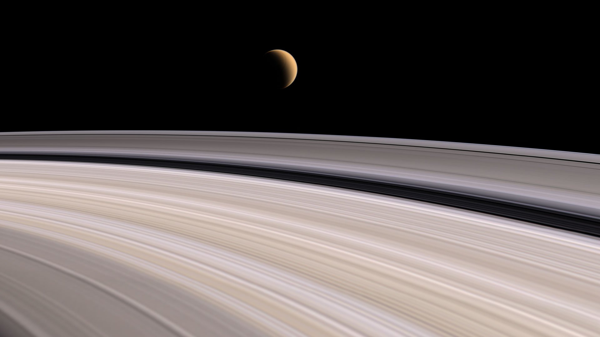 solar, System, Planets, Rings, Saturn Wallpaper